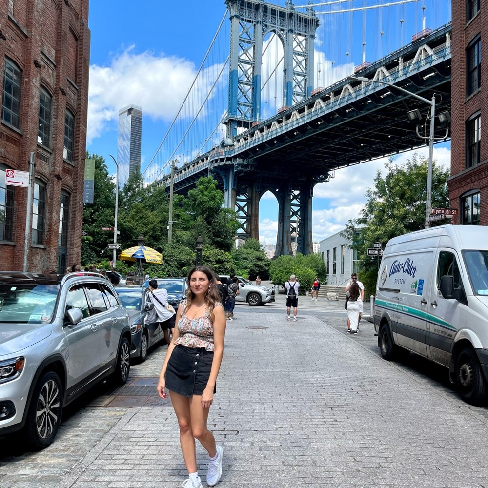 Zara Black Jean Skort
